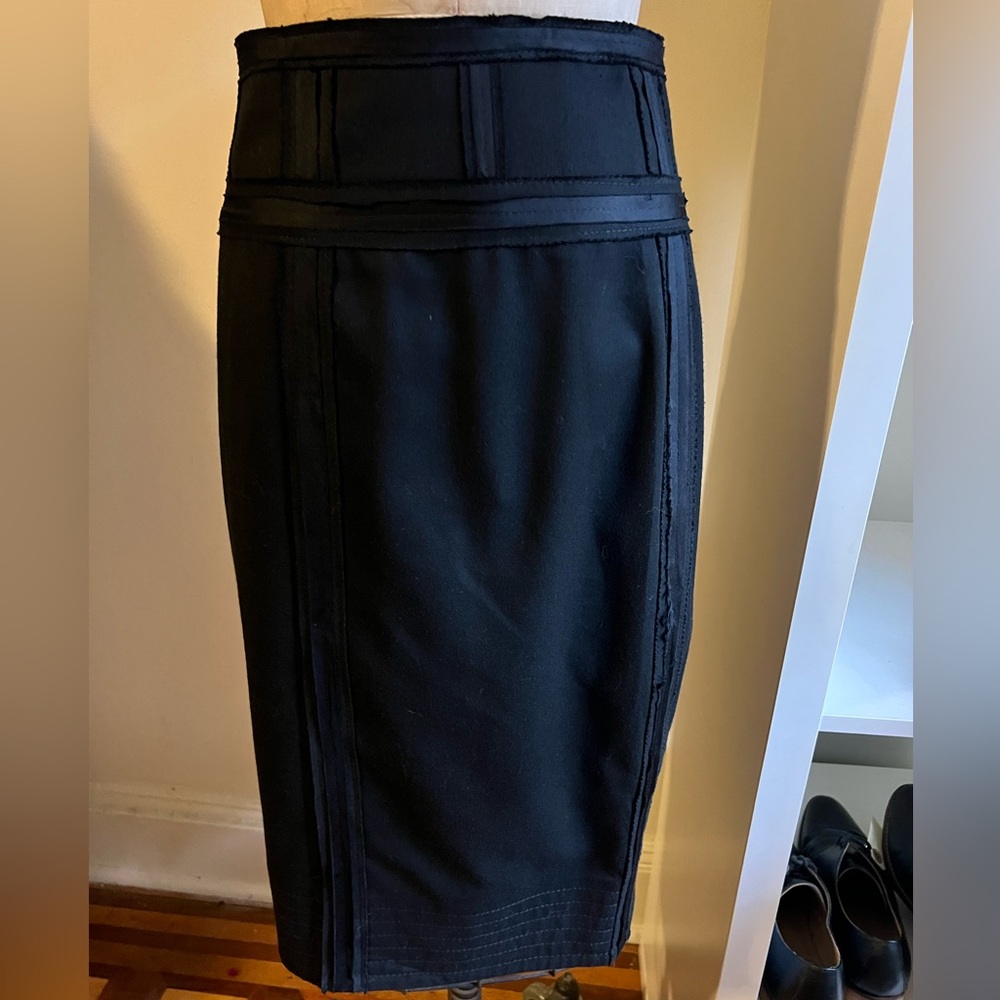 Robert Rodriguez Classic Black Pencil Skirt
